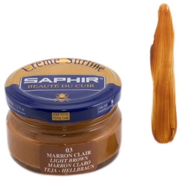 SAPHIR Pommadier 50ml Krem Pasta do Butów 80 kol 03-jasny brąz) 4B09-5969A