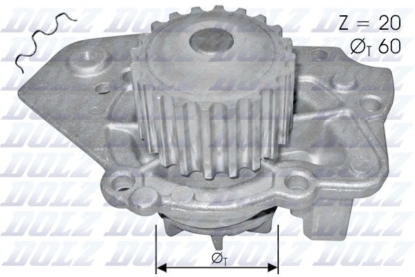 DOLZ Pompa wodna DOLZ T136 T136