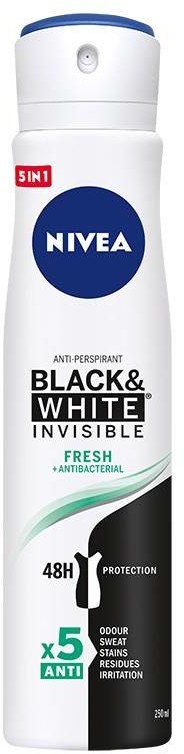 Nivea Black&White Invisible Fresh antyperspirant spray 250ml 93632-uniw