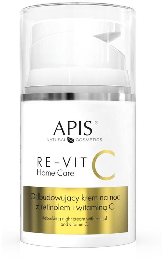 Apis Professional Odbudowujący krem na noc z retinolem i witaminą C 50ml APIS6105