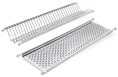 Emuca Stelaż do ociekania emuca 8929965 emuca 8929965 fotel wiszący na talerze i szklanki do umywalki stojącej ze stali nierdzewnej 90 cm 8929965