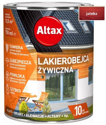 Фото - Лаки й лазурі Altax Lakierobejca żywiczna 0,75 l jatoba 