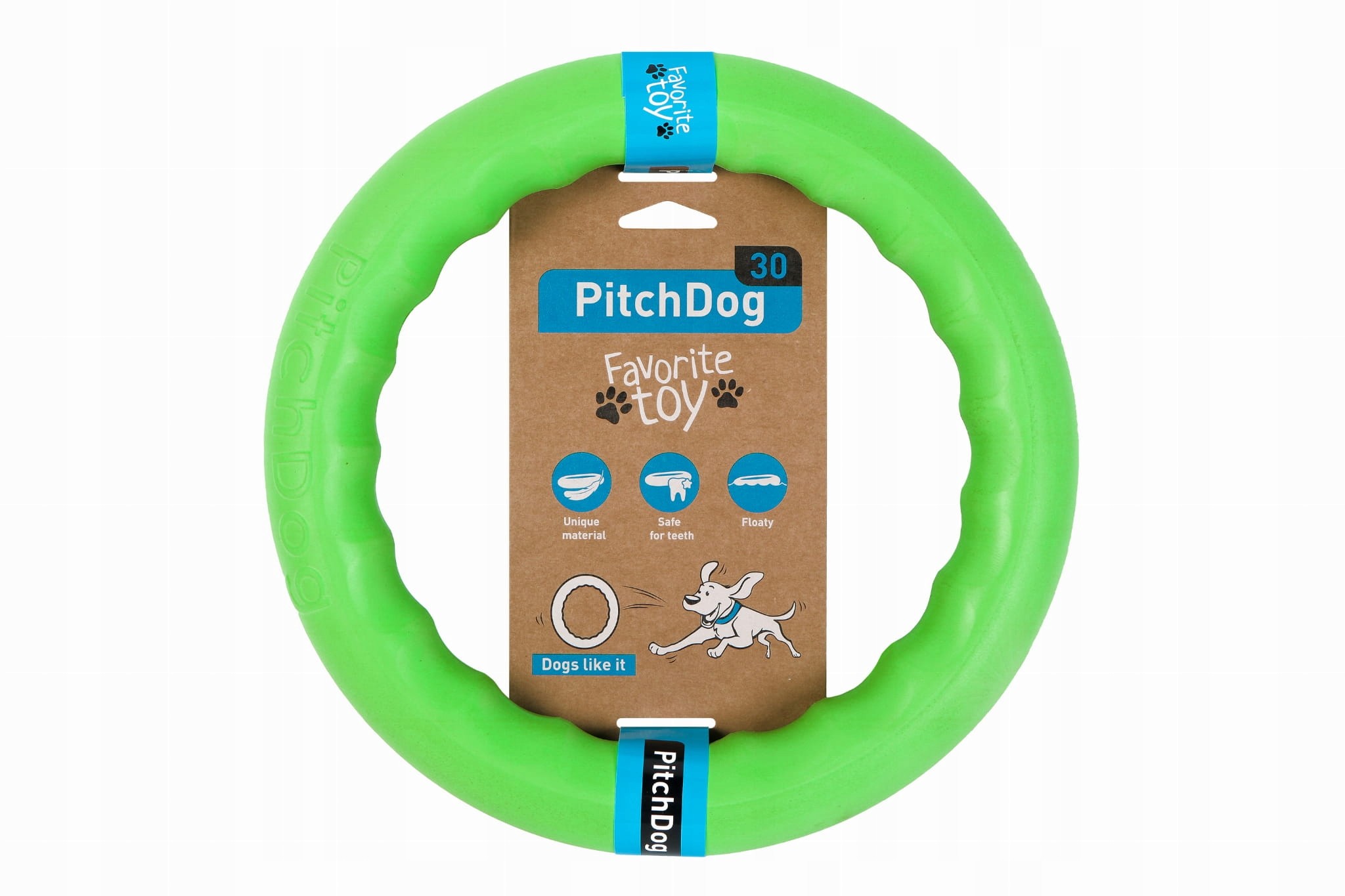 PitchDog 30` Ring zabawka dla psa + Przysmak