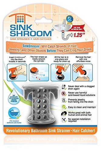 SinkShroom sinkshroom ten rewolucyjny układ zlew abflussschutz koszyk do włosów sitko//Snare SSGRA988