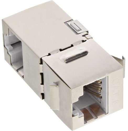 InLine 74206 W RJ45 żeński na wykorzystanie kątowy, Snap-in, Cat.6 STP Szary 74206W