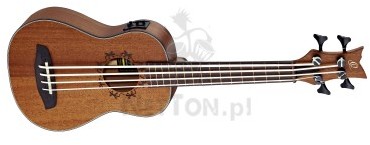 ORTEGA Ukulele basowe z pokrowcem i preampem LIZZY-BSFL-GB 2512