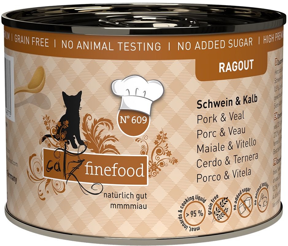 Catz Finefood Pakiet Ragout 12 x 180 g 190 g Pakiet mieszany