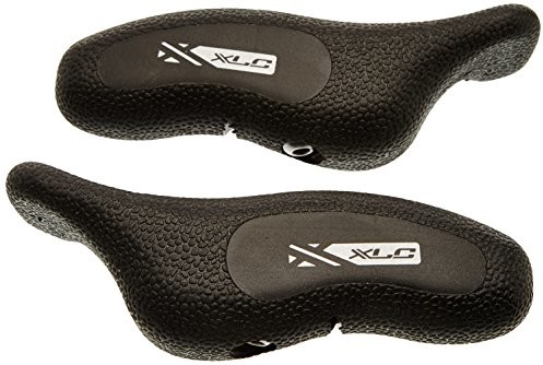 XLC Comp Barends BE-A08 aluminiowe chwyty rowerowe, długość 125 mm, czarny 2501571600_125 mm