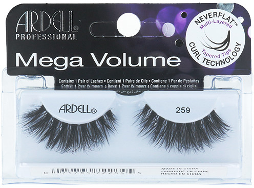 Ardell Professional Mega Volume Sztuczne Rzęsy 259 Black 074764722645