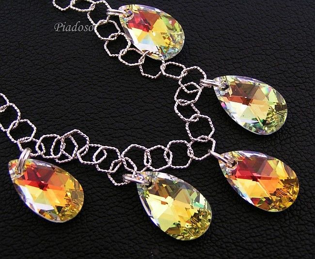 Swarovski Arande Bransoletka Tęczowa Srebro CERTYFIKAT 1590820742