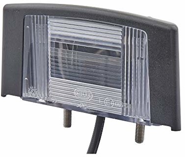 HELLA 2KA 340 828-001 Oświetlenie tablicy rejestracyjnej - Halogen - 24V - Oprawa - Przewodu: 500[mm] 2KA 340 828-001
