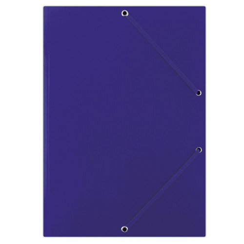 Donau Teczka z gumką , karton, A4, 400gsm, niebieska FEP10G