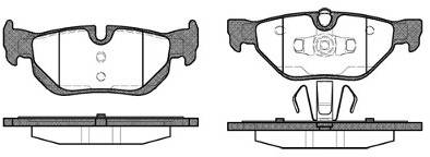 RoadHouse Zestaw klocków hamulcowych, hamulce tarczowe 21145.00