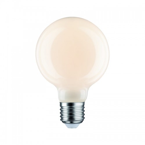 Paulmann LED Fil G80 470lm E27 2700K opal ściemnialny 4,5W 230V 28623