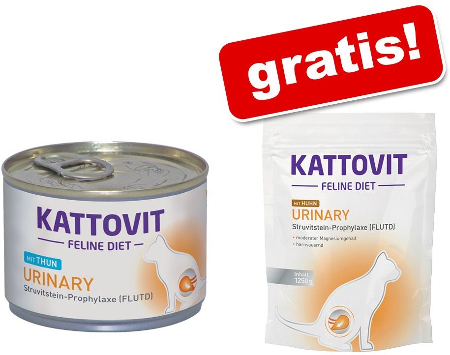 Kattovit 12 x 175 g 400 g Niere/Renal kurczak 12 x 175 g + Low Protein 400 g