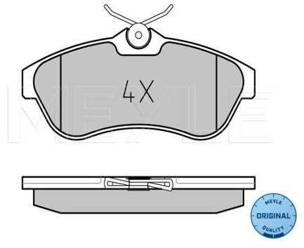 Wulf Gaertner Autoparts Zestaw klocków hamulcowych, hamulce tarczowe Wulf Gaertner Autoparts 025 234 0919