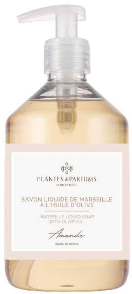 PLANTES&PARFUMS PROVENCE Tradycyjne Mydełko Marsylskie - Almond - Migdałowe - 500ml 120202