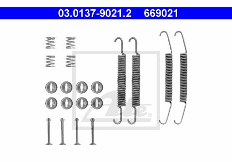ATE Zestaw dodatków, szczęki hamulcowe 03.0137-9021.2