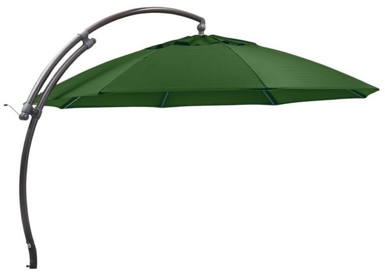 SUN GARDEN Parasol ogrodowy 375 cm EASY SUN zielony okrągły SUN GARDEN