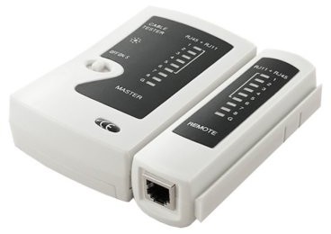 Qoltec Qoltec Tester sieci kablowych | RJ45 | RJ12 54278