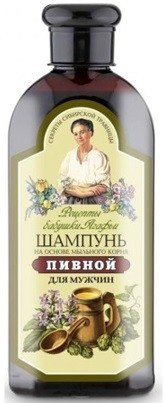Pierwoje Reszenie Receptury Babuszki Receptury Babuszki Szampon piwny dla mężczyzn przeciw wypadaniu włosów 350ml 1234594069