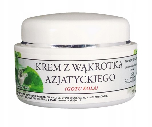 Krem z wąkrotka azjatyckiego (Gotu Cola) 50ml