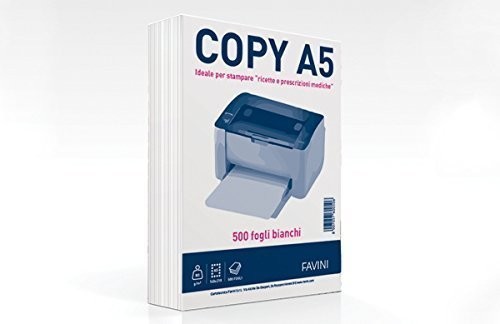 Favini Favini 12 sztuk  Papier Copy A5 148 x 210 mm 80 g 500 FG biały Favini A620505
