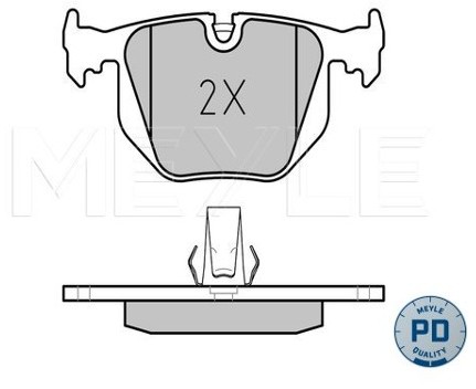 Wulf Gaertner Autoparts Zestaw klocków hamulcowych, hamulce tarczowe Wulf Gaertner Autoparts 025 214 8717/PD