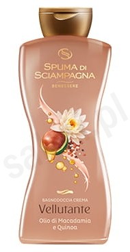 Spuma di Sciampagna Spuma di Sciampagna Makadamia i Komosa ryżowa - Aksamitny płyn do kąpieli (650 ml) 893C-547iF_20iu0712205519