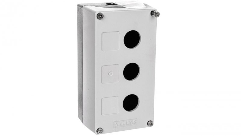 Siemens Obudowa kasety 3-otworowa 22mm czarno-szara M20 IP69k Sirius ACT 3SU1803-0AA00-0AB1 3SU1803-0AA00-0AB1