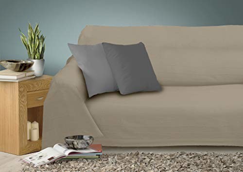 Miracle Home Miracle Home Narzuta Caiman, 100% bawełna, beżowy, 220 x 260 cm 9013000003019