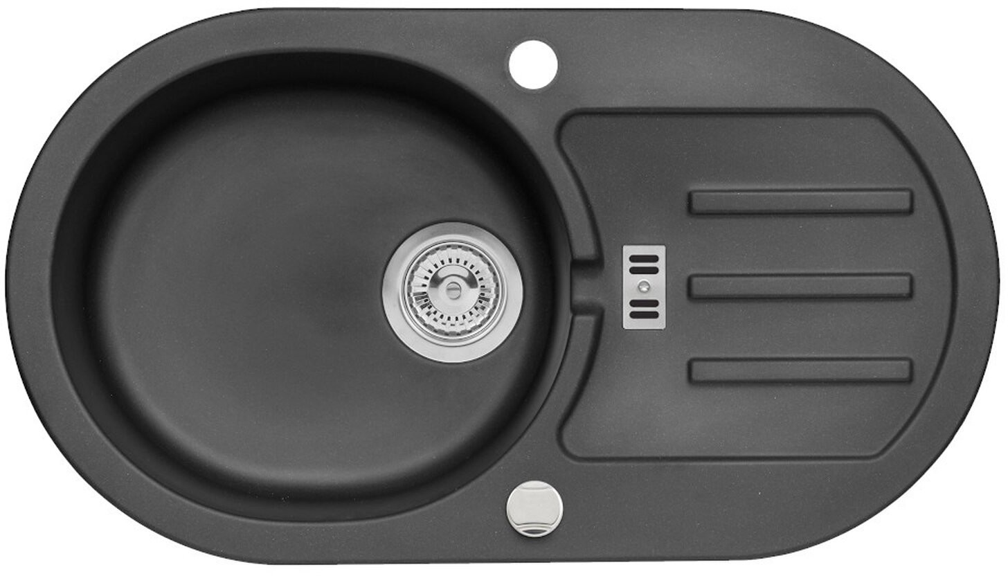 AXIS GROUP Zlew Malibu 30 1-komorowy czarny