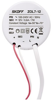 Skoff Transformator elektroniczny ZOL 7 7W/230V/12V DC