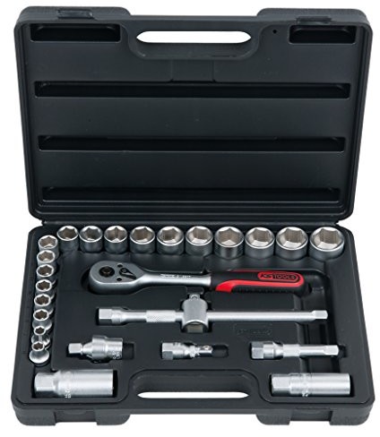 KS Tools 911.0626 3/8 cala SuperLock zestaw kluczy nasadowych, 26-częściowy 9110626