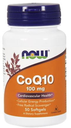 Now Foods NOW Foods Koenzym Q10 100 mg +witamina E (50 kap)
