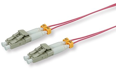 Rotronic Roline kabel 21.15.9261 adapter Slim 50/125m OM4, LC/LC, 1 m Fioletowy 21.15.9261