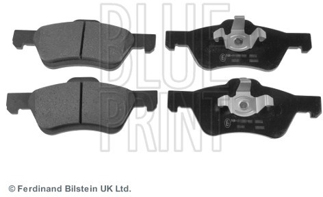 BLUE PRINT Zestaw klocków hamulcowych, hamulce tarczowe ADM542102