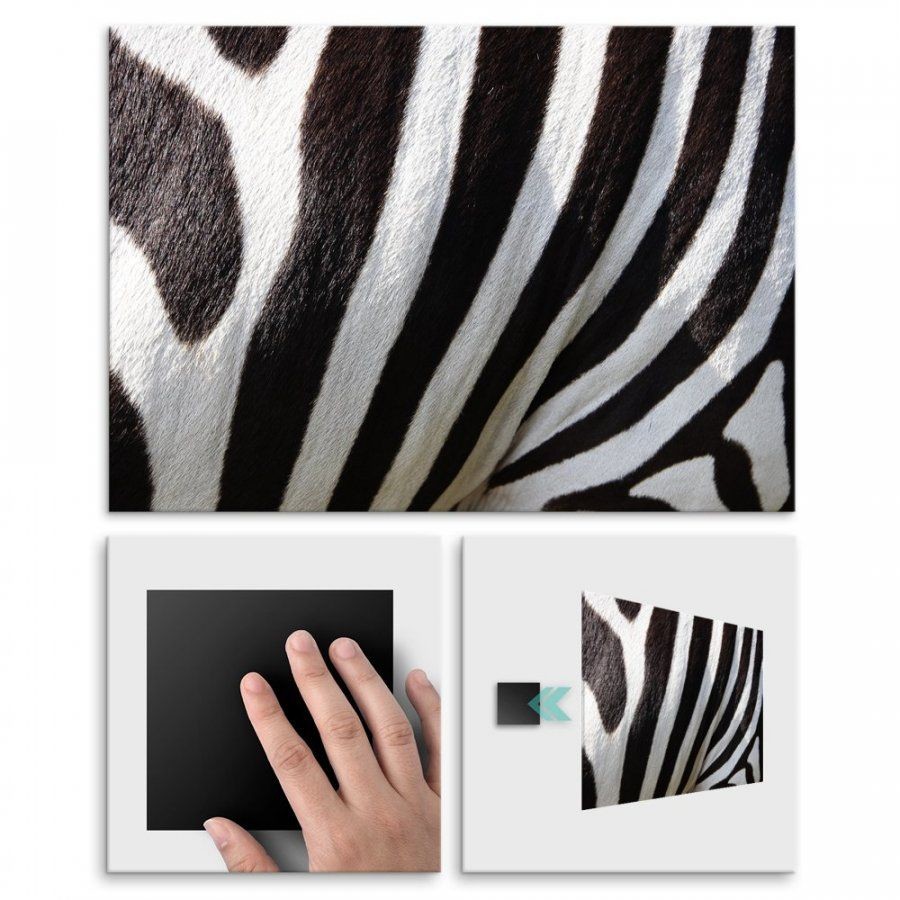 Pix4home Plakat metalowy zebra M POS-M-00192