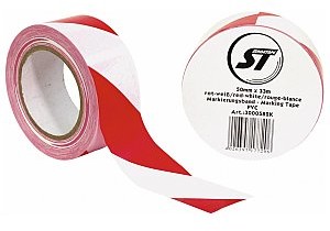 ACCESSORY ACCESSORY Taśma do oznaczania PVC czerwona / biała 3000582K