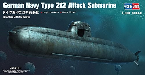 Hobby Boss 83527 zestaw do budowy modelu German granatowy (marynarski) Type 212 Attack Submarine
