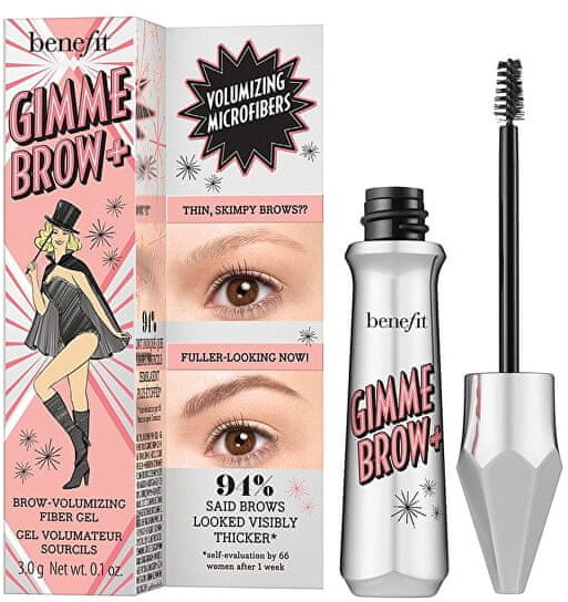 Benefit Gimme Brow + Brow Volumizing Fiber Gel) 3 g Cień 02 Light Warm Golden Blonde)
