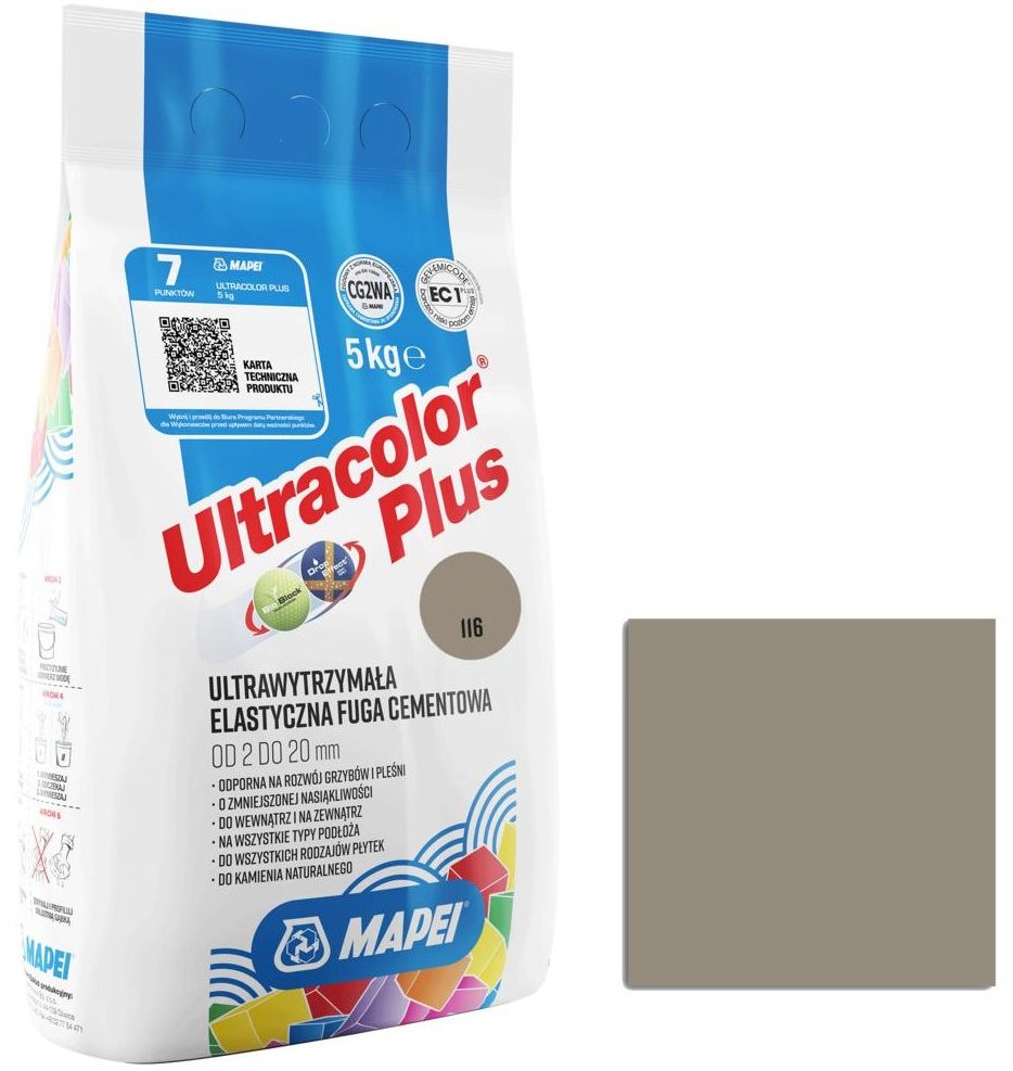 Mapei Fuga ULTRACOLOR 116 SZALWIOWY 5 kg