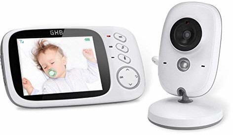 GHB Elektroniczna niania  3,2-calowa inteligentna niania z monitorem noktowizyjnym z ekranem TFT LCD i monitorowaniem temperatury