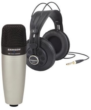 Samson SAC01850 zestaw mikrofonów i słuchawek kondensatorowych SAC01850