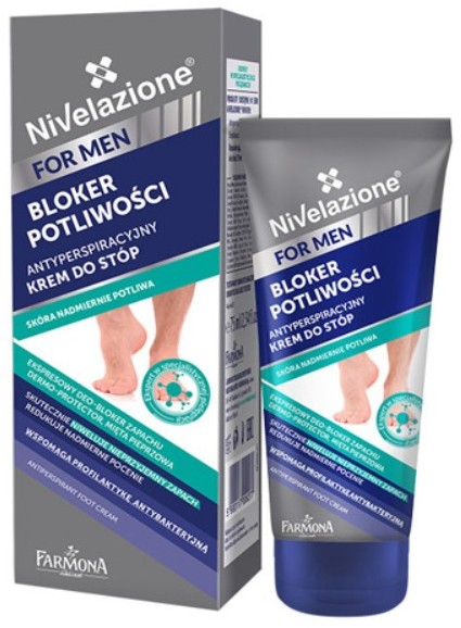NIVELAZIONE FARMONA NIVELAZIONE MEN antyperspiracyjny krem do stóp bloker potliwości 75ml 17778