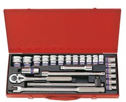 KING TONY Zestaw nasadek 4526MR, 1/2'', 6-kątne, 10-32 mm