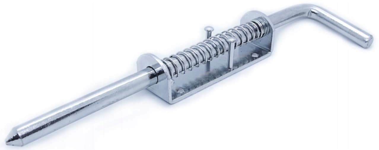 Rygiel Zasuwa Do Bramy Drzwi Sprężyna Ocynk 35cm