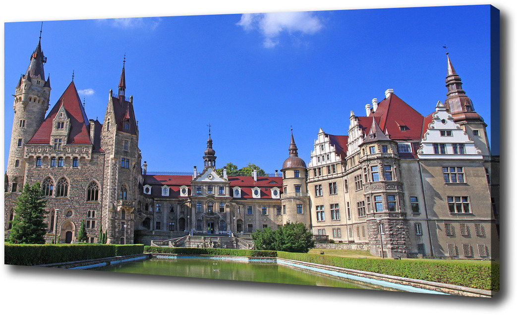 Foto obraz na płótnie Zamek Moszna Polska
