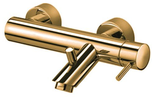 Paffoni Light Bateria wannowa ścienna złota LIG022HG