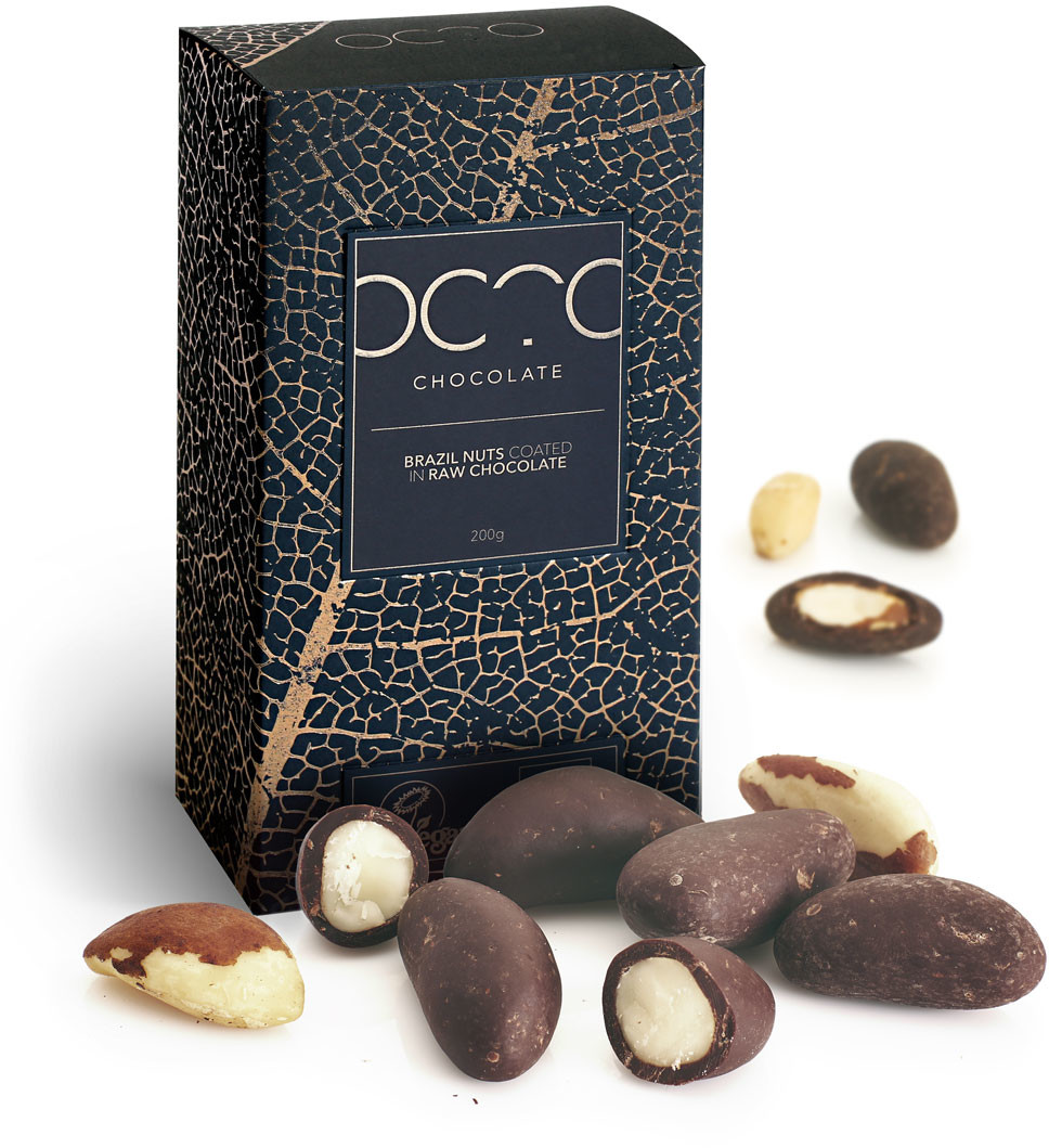 OCTO Chocolate Orzechy Brazylijskie w ciemnej czekoladzie 70% 200g